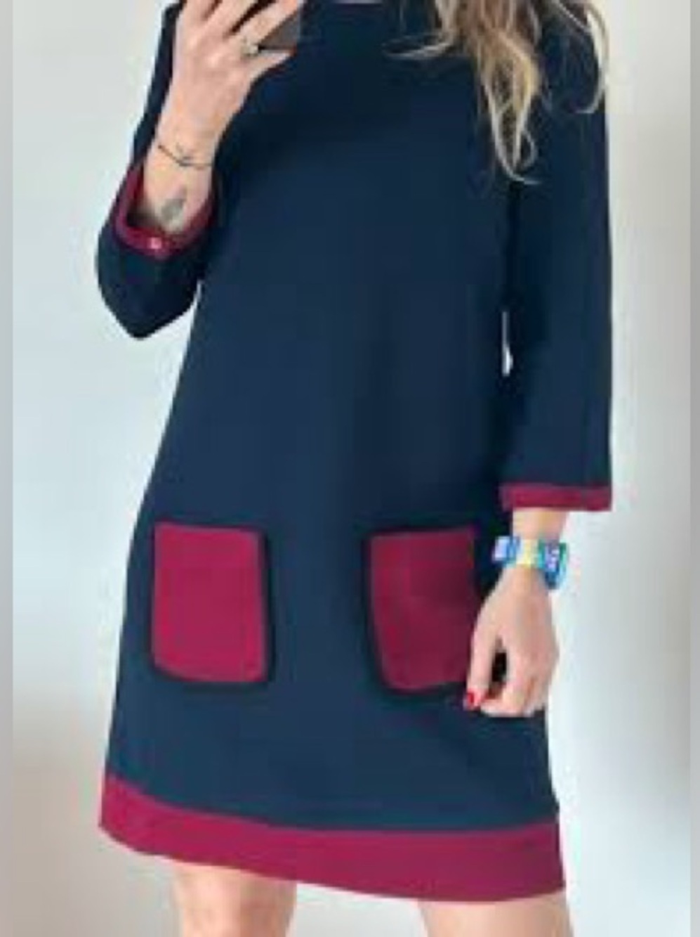 Ted Baker Aor Contrast Pocket Shift Dress (worn by Veronica Lodge on Riverdale)